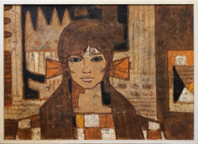 Sedliský Ivan (1926 - 1999) : Dívka se žlutou mašlí