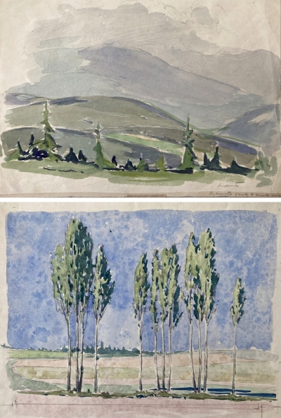 Vondrouš Jan Charles (1884 - 1970) : 2x kresba