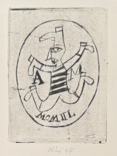 Tichý František (1896 - 1961) : Novoročenka A. Müllera na rok 1948