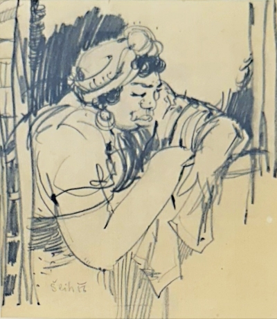 Šlitr Jiří (1924 - 1969) : Na pavlači I.