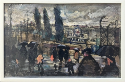 Emler František (1912 - 1992) : Ohrady v Karlíně