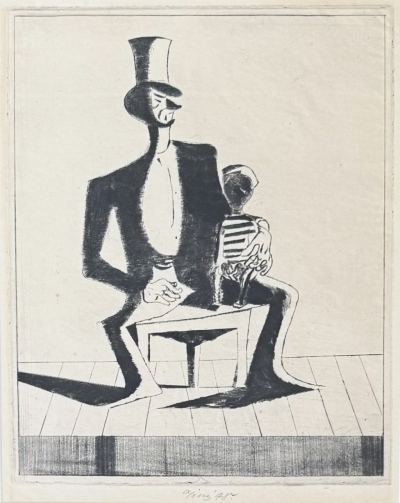 Tichý František (1896 - 1961) : Břichomluvec II.